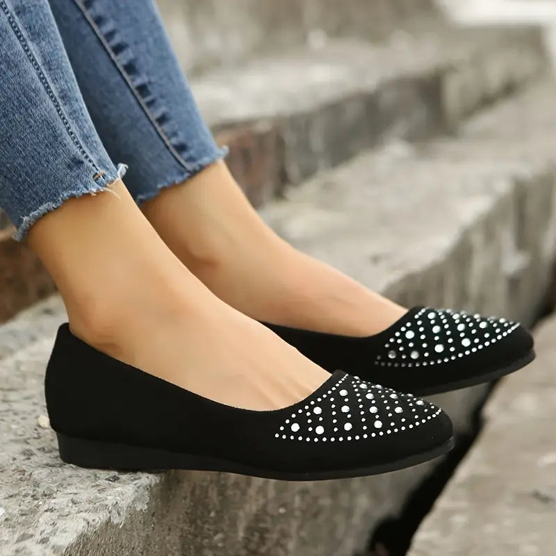 Clearance Sale 60% OFF -Women's Rhinestone Flat Shoes