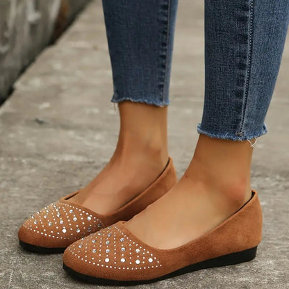 Clearance Sale 60% OFF -Women's Rhinestone Flat Shoes