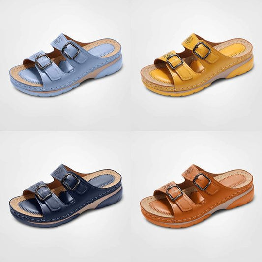 Women's Cowhide Ergonomiska Sandal