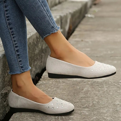 Clearance Sale 60% OFF -Women's Rhinestone Flat Shoes
